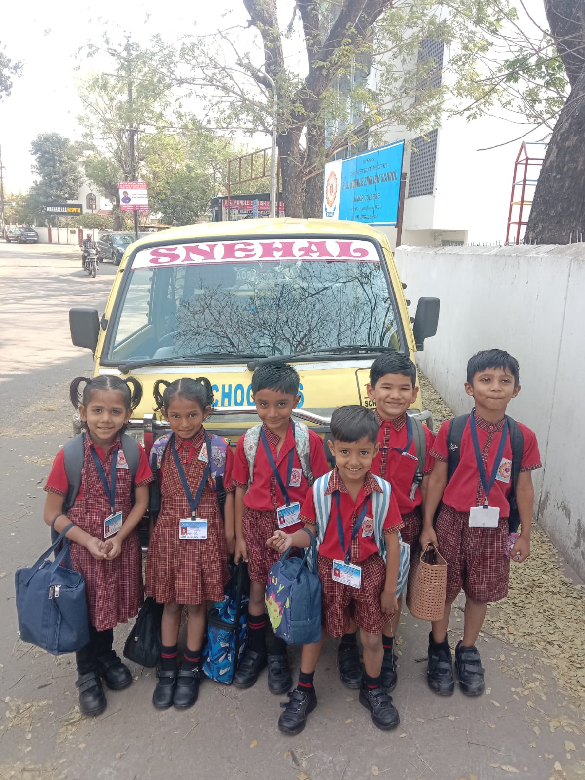 Snehal Bus Front View